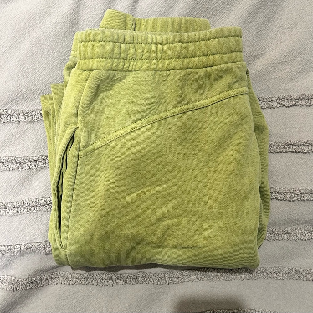 Billabong Green Sweatpants Soft Cotton Joggers - Picture 3 of 4